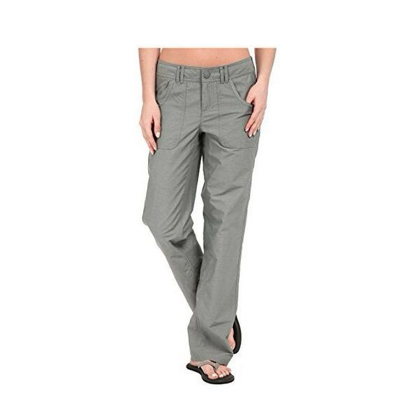 The North Face Hiking Pants Horizon 2.0 Womens Size 4 Gray Roll Up Leg - Picture 1 of 10